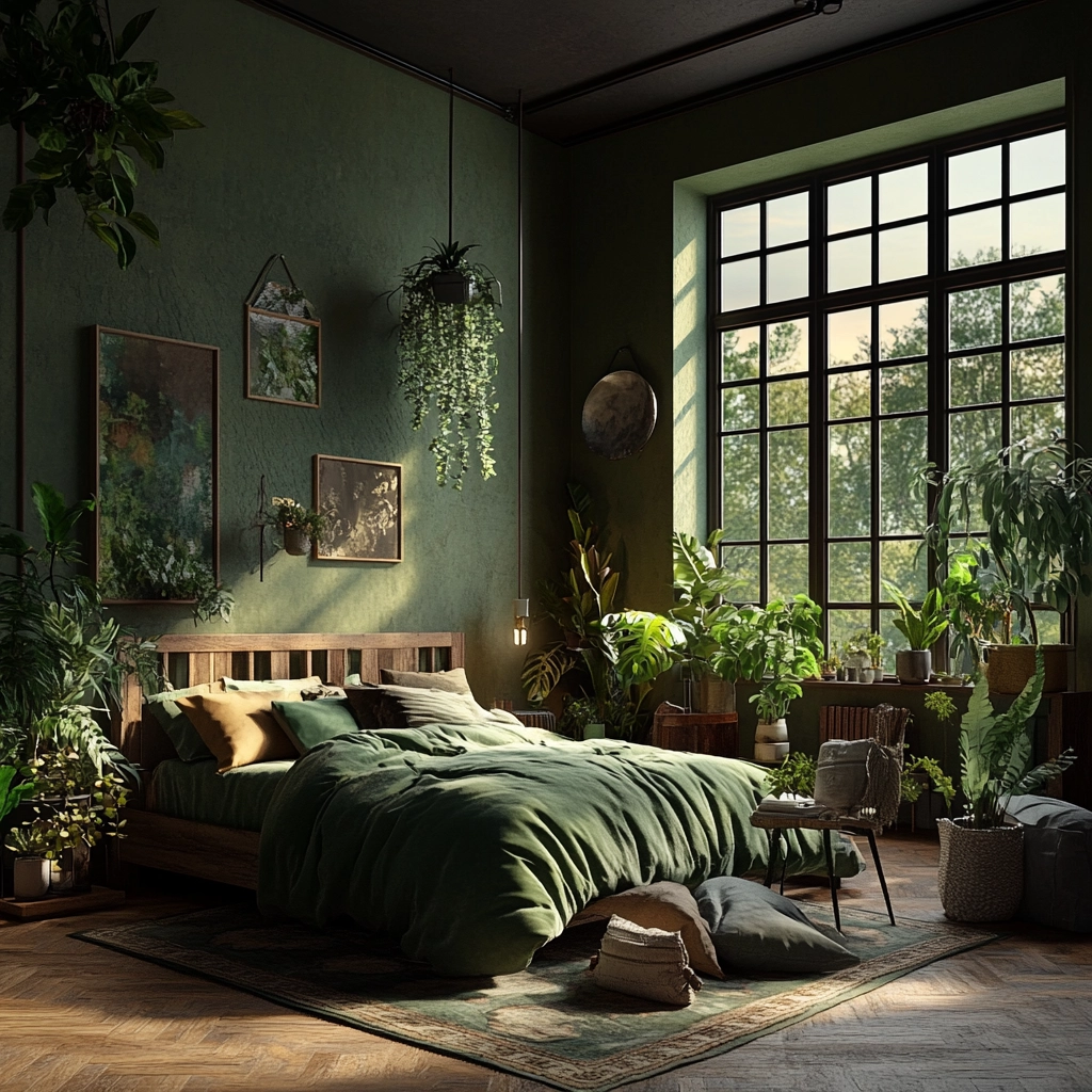 moody farmhouse bedroom 72