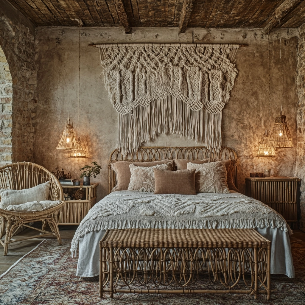 moody farmhouse bedroom 8