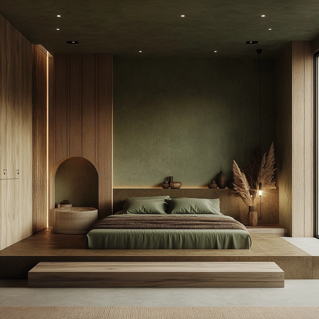 moody farmhouse bedroom 9