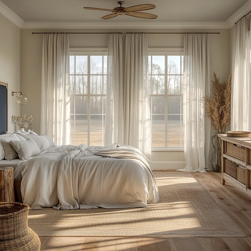 navy farmhouse bedroom 14