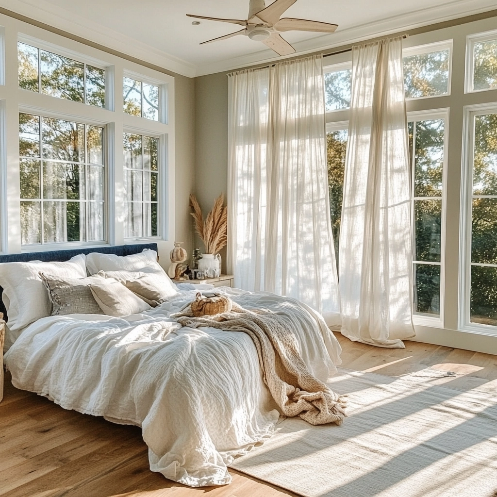 navy farmhouse bedroom 16