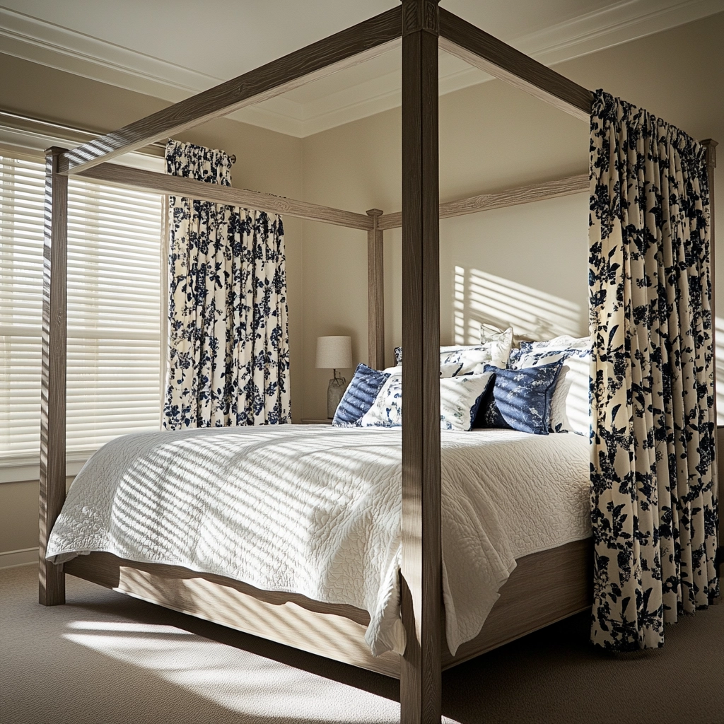 navy farmhouse bedroom 39
