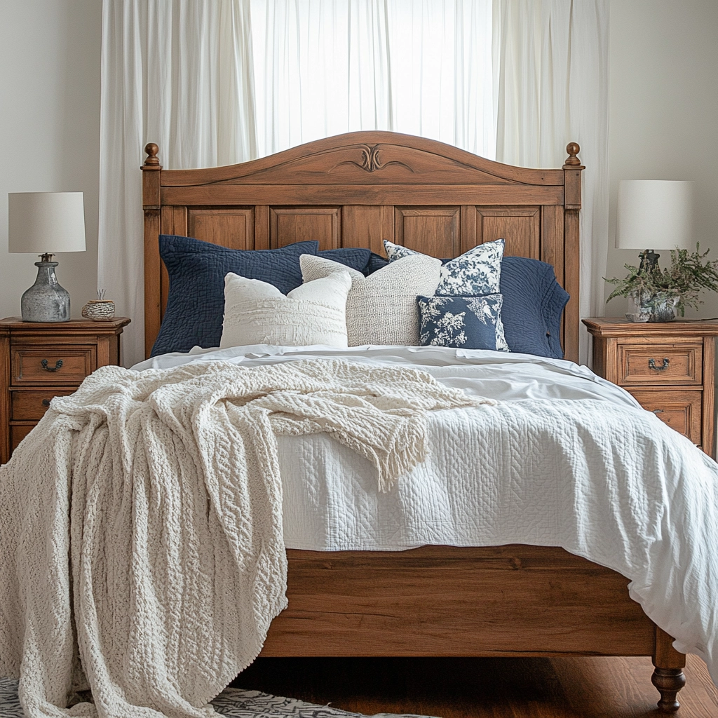 navy farmhouse bedroom 4