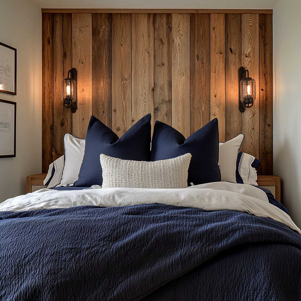 navy farmhouse bedroom 58