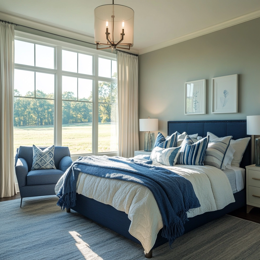 navy farmhouse bedroom 77