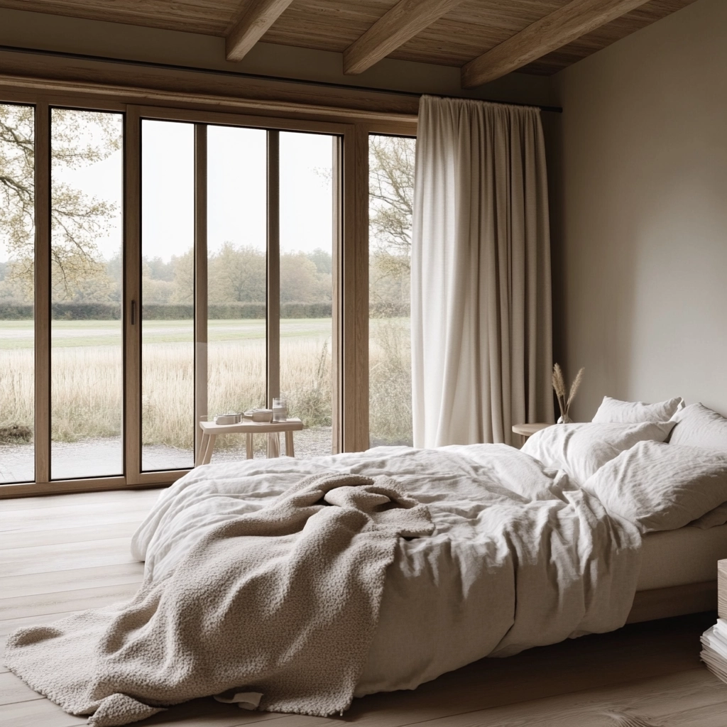 neutral farmhouse bedroom 11