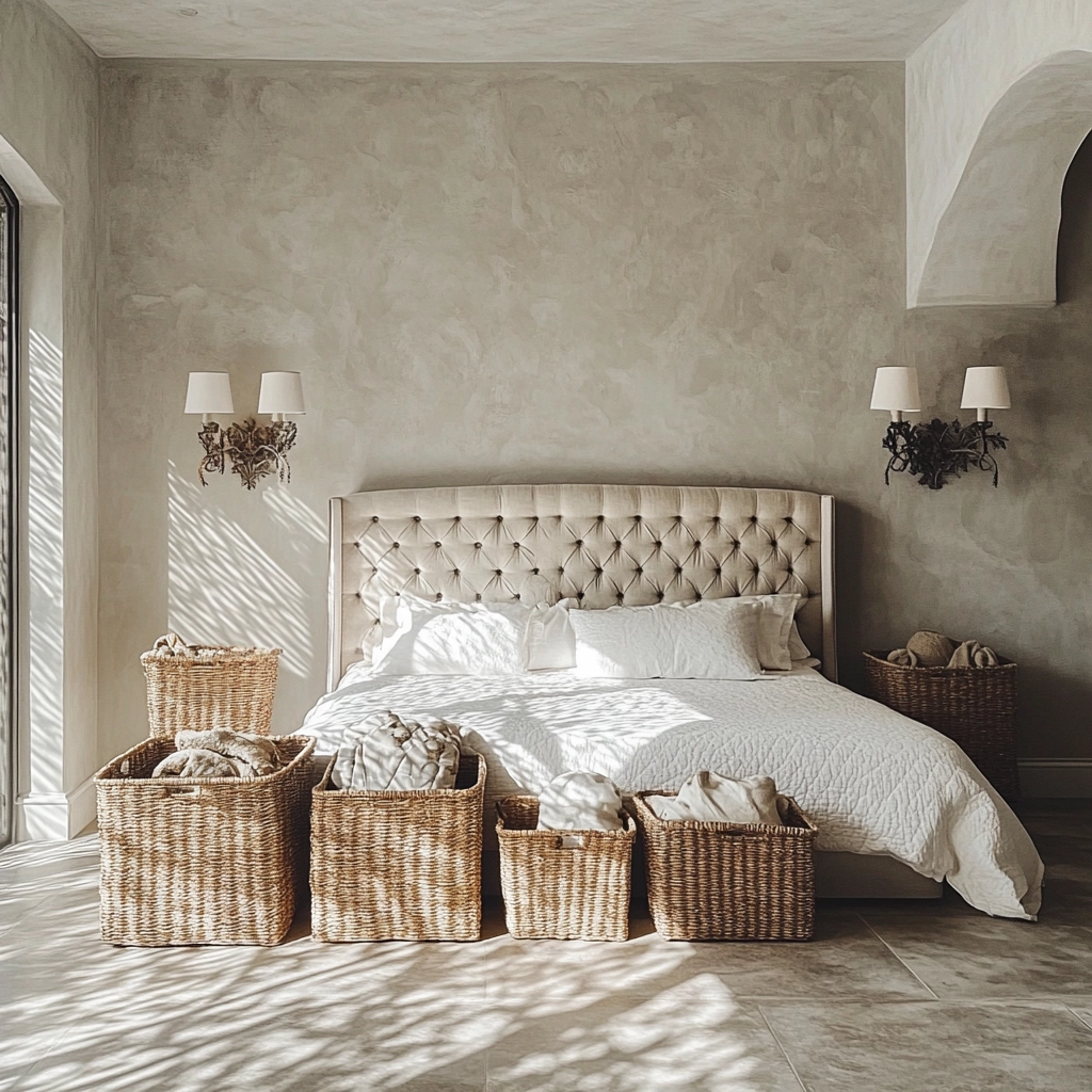 neutral farmhouse bedroom 16