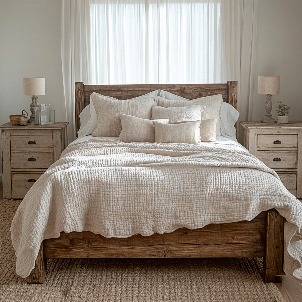 neutral farmhouse bedroom 2