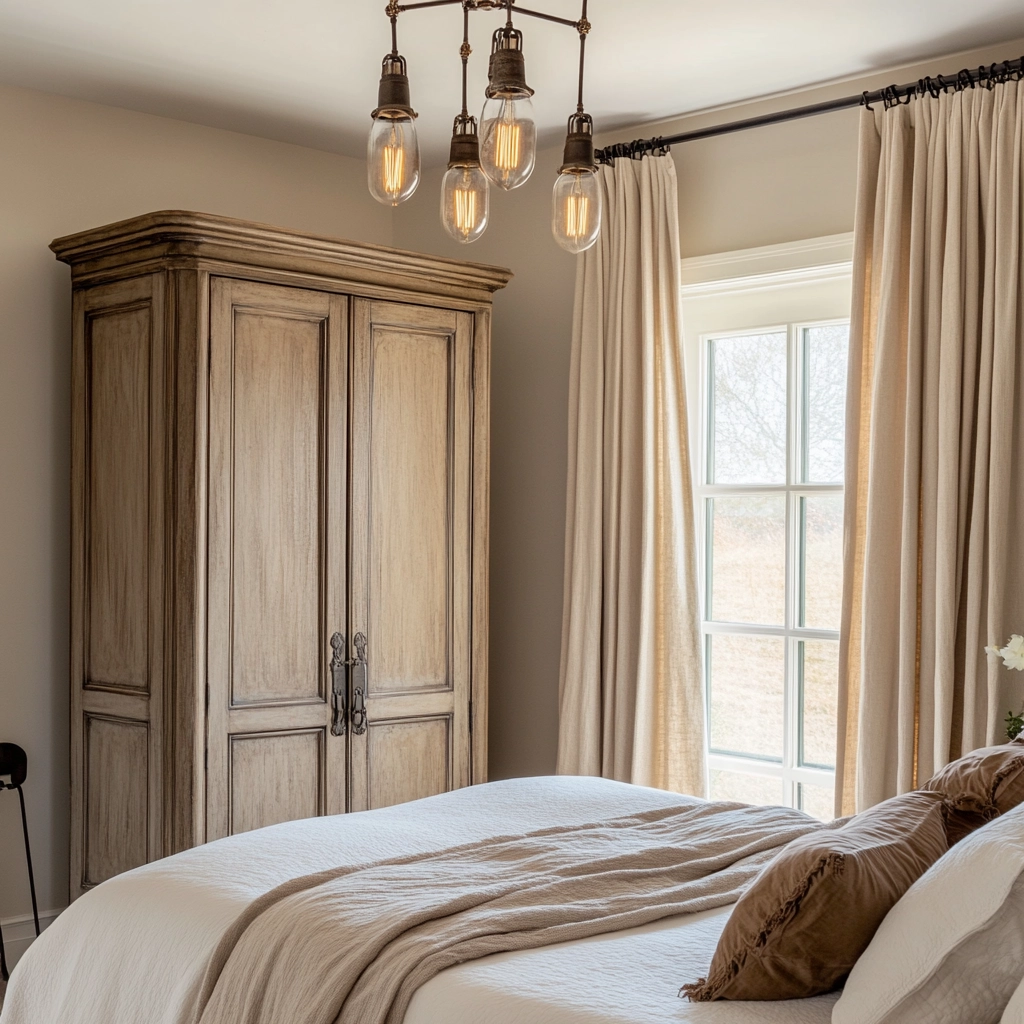 neutral farmhouse bedroom 21