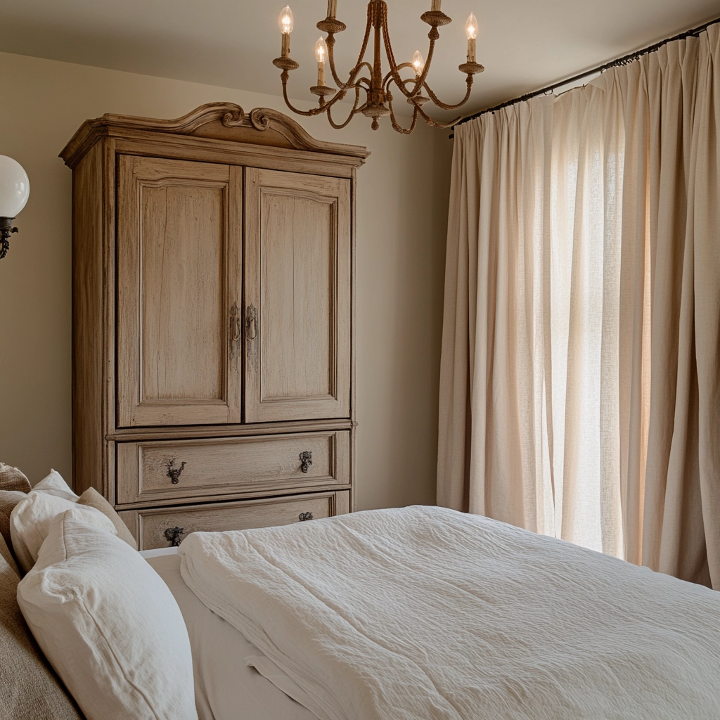 neutral farmhouse bedroom 23