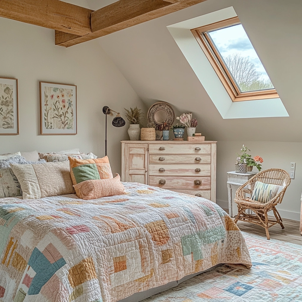 neutral farmhouse bedroom 25