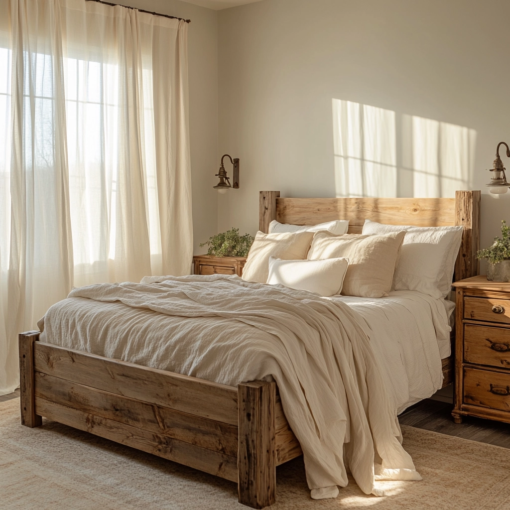neutral farmhouse bedroom 3