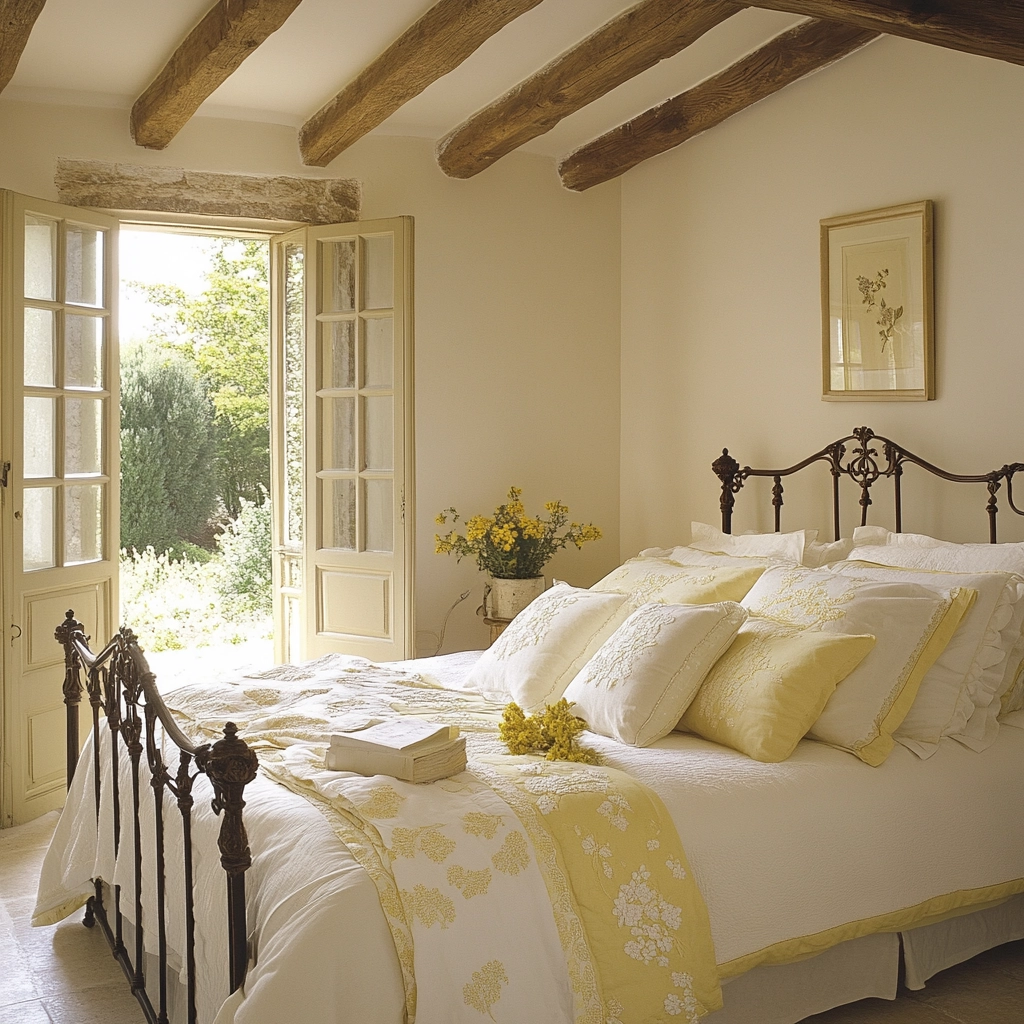 neutral farmhouse bedroom 37