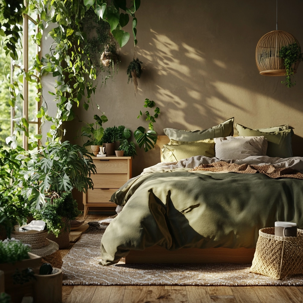 neutral farmhouse bedroom 47