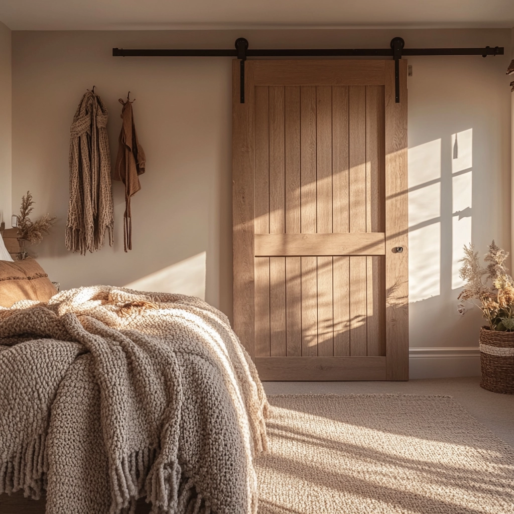 neutral farmhouse bedroom 49