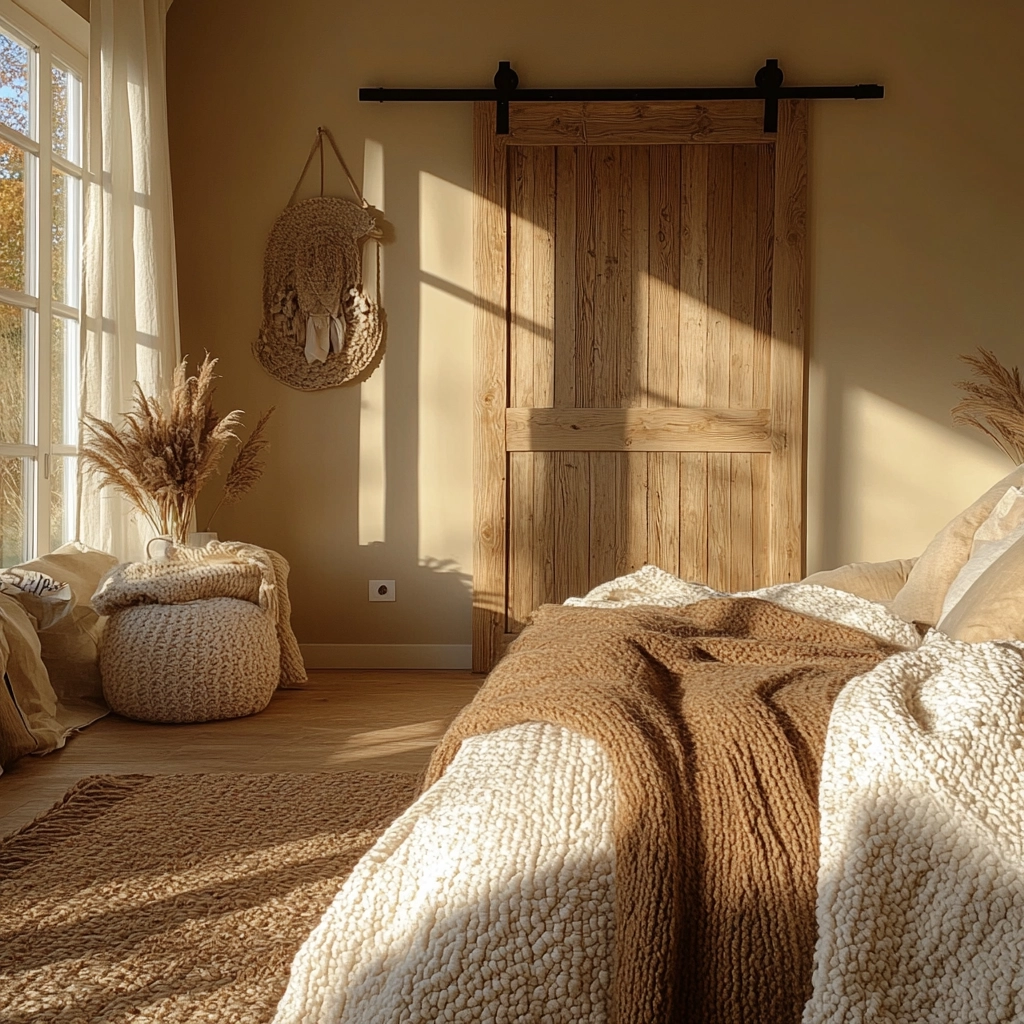 neutral farmhouse bedroom 50