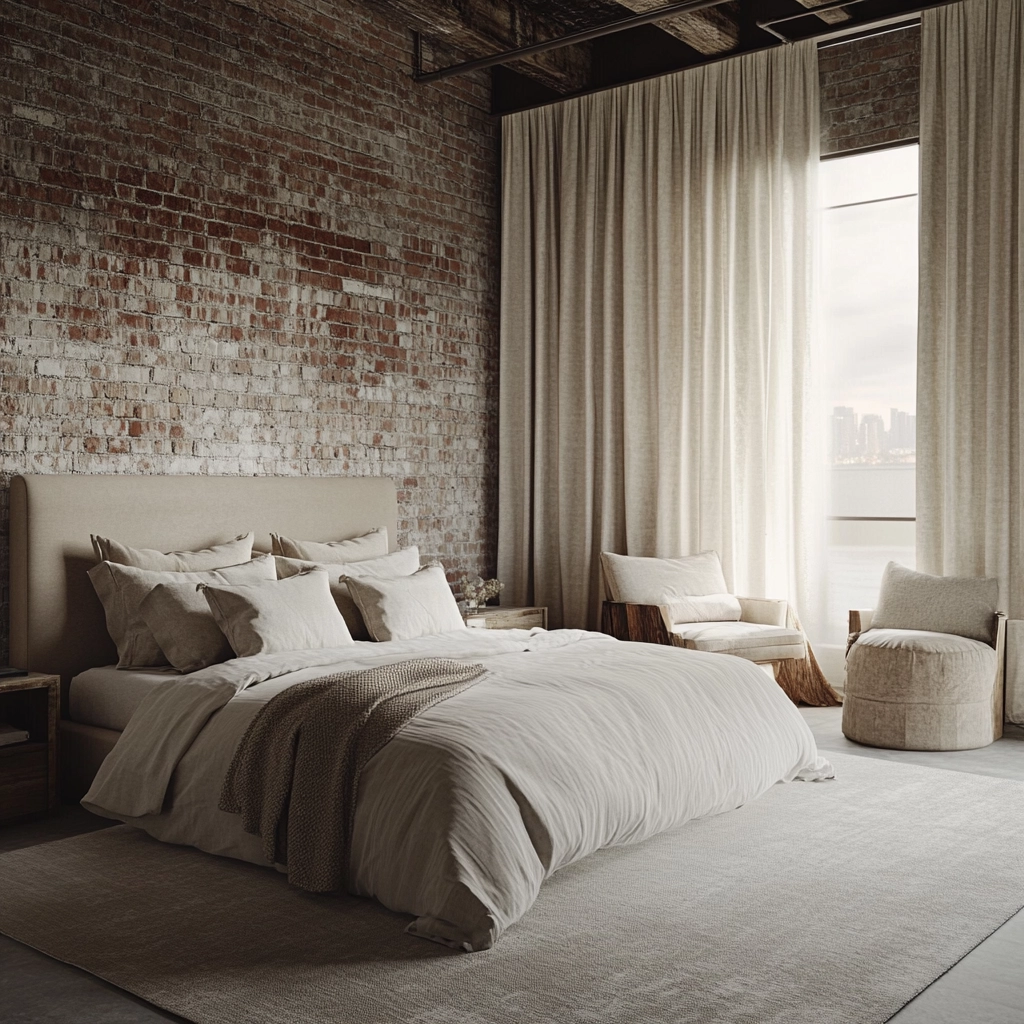 neutral farmhouse bedroom 62