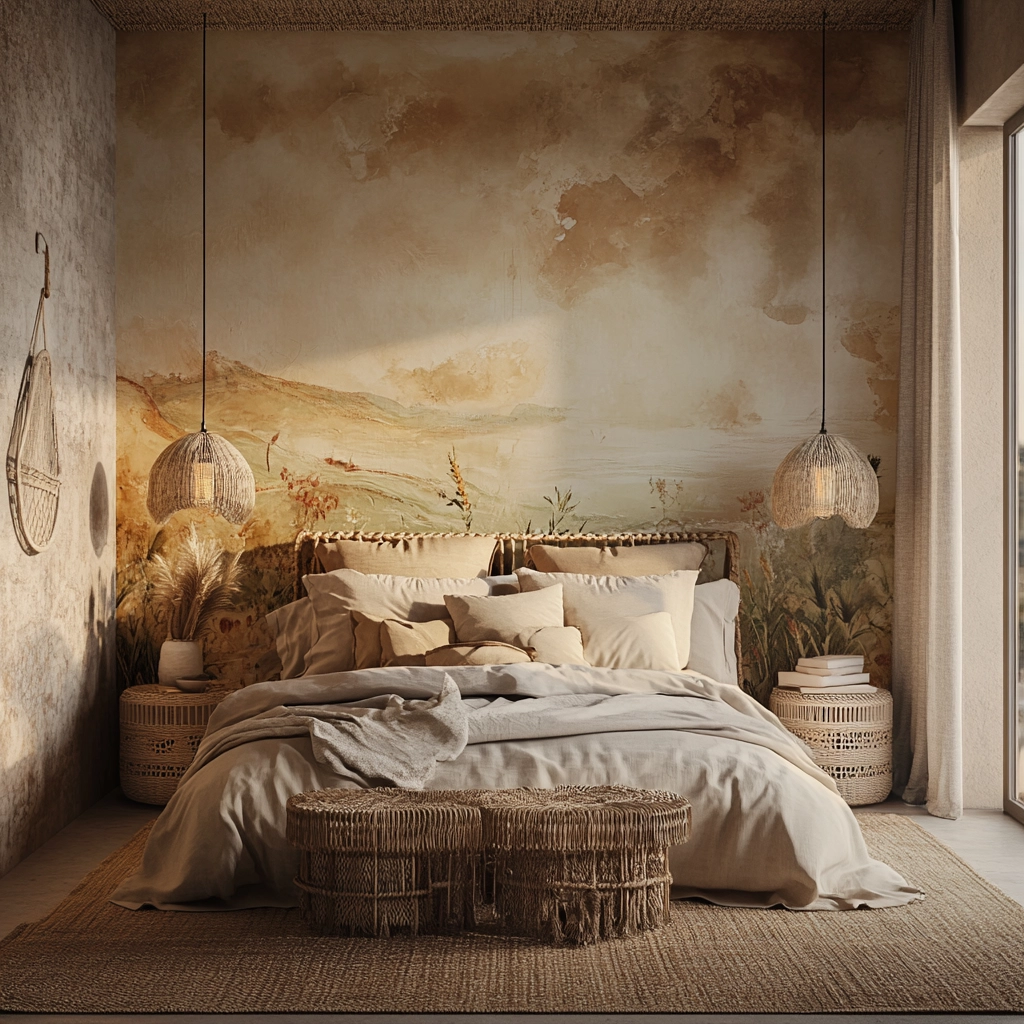 neutral farmhouse bedroom 67