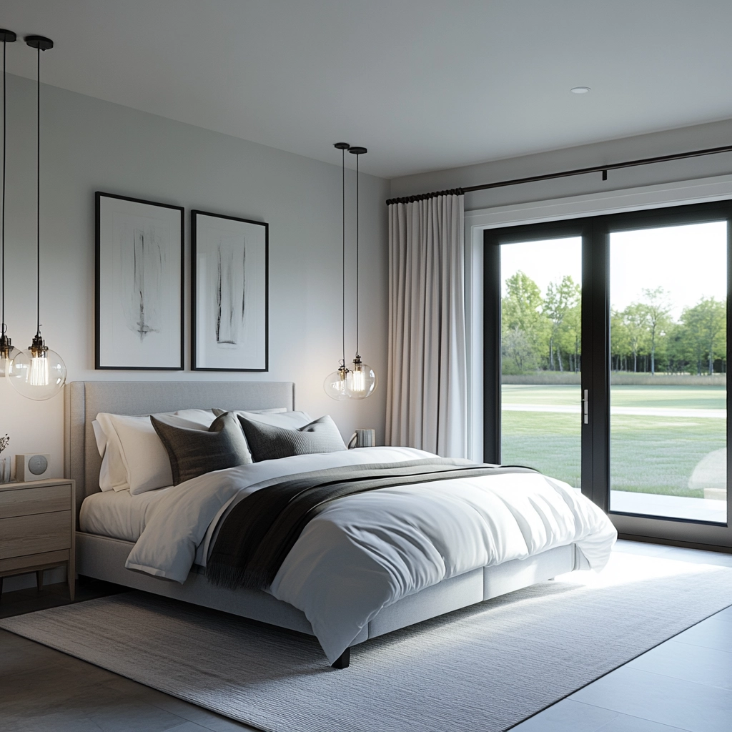 neutral farmhouse bedroom 70