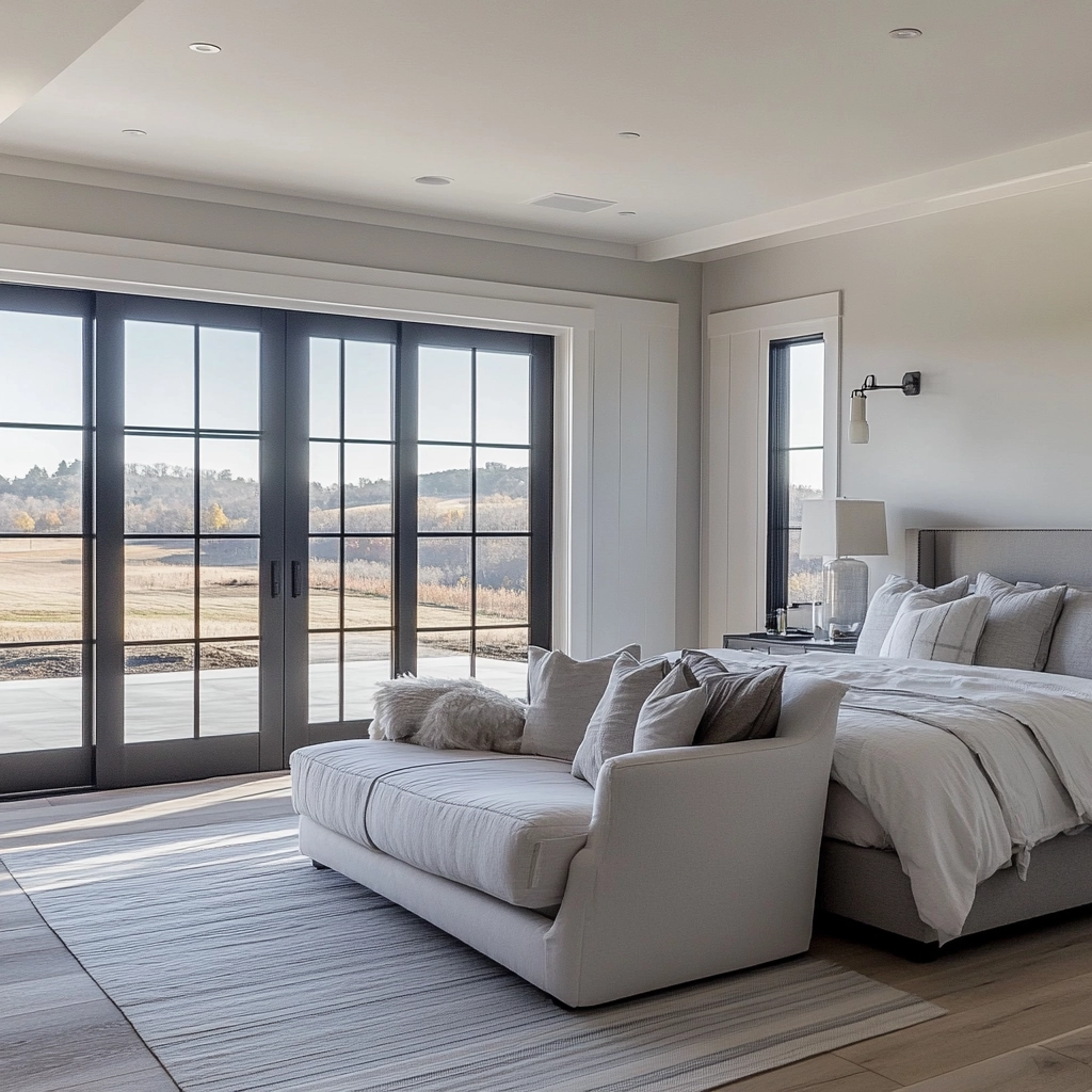 neutral farmhouse bedroom 72