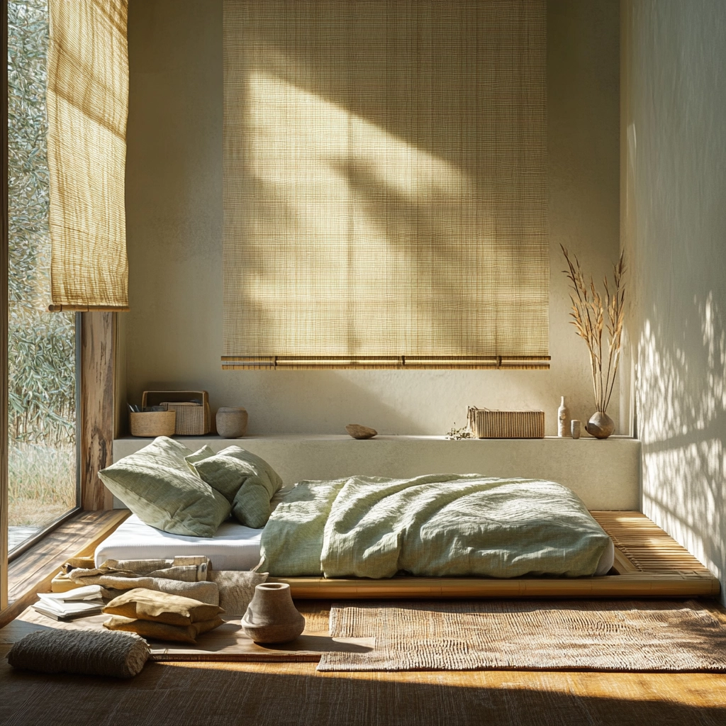 neutral farmhouse bedroom 77