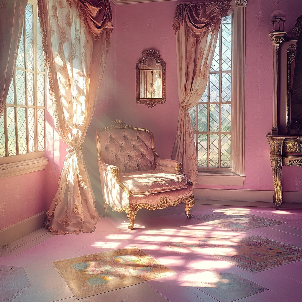 pink farmhouse bedroom 17