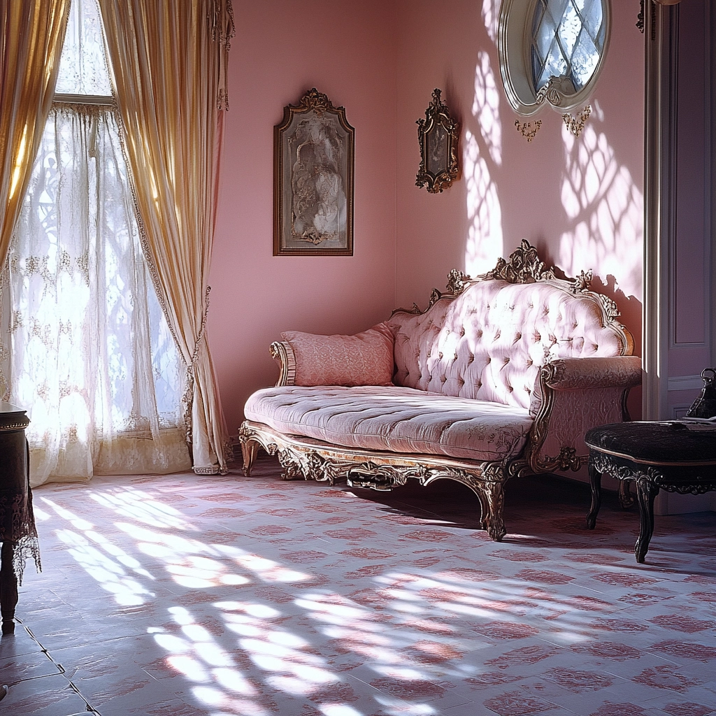 pink farmhouse bedroom 18