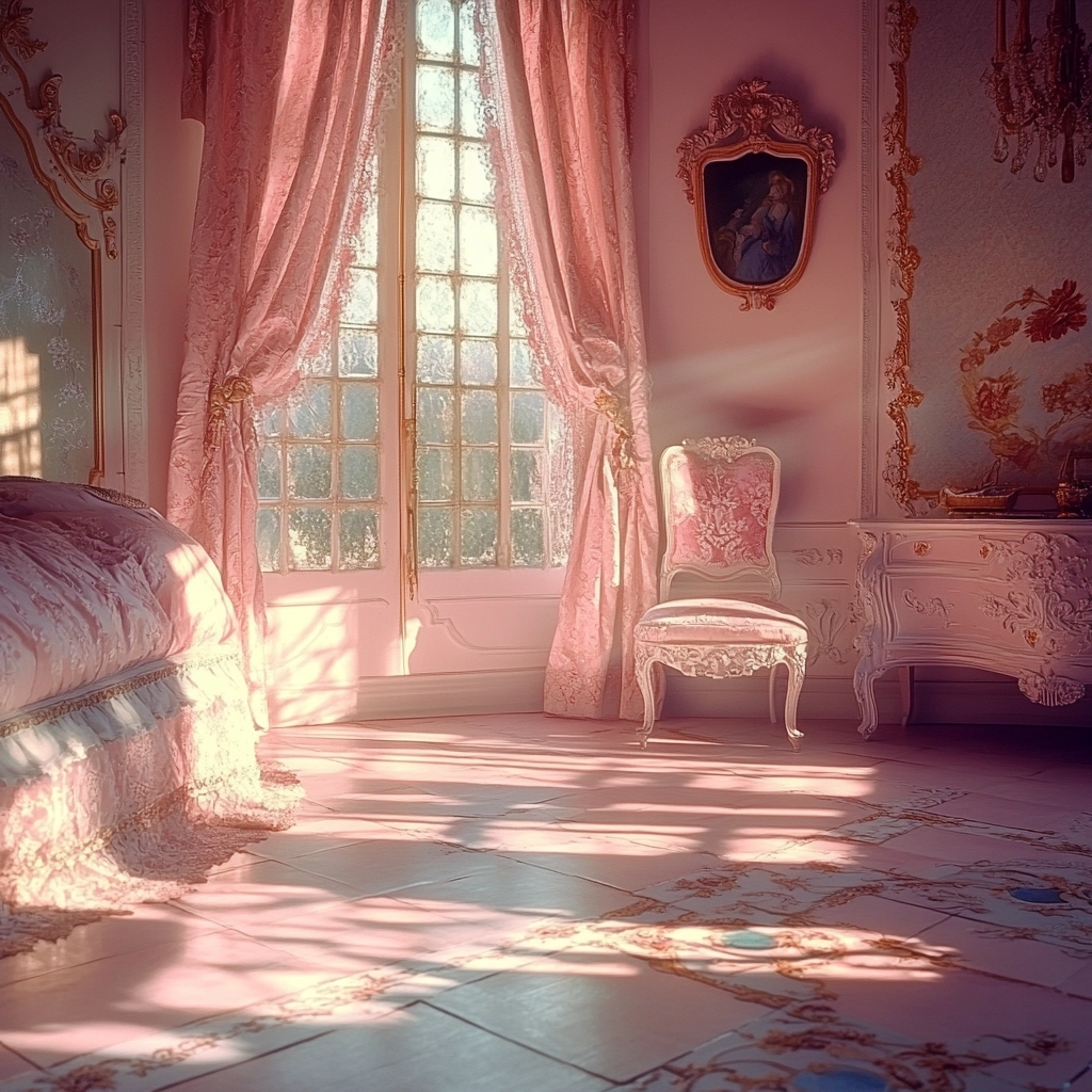 pink farmhouse bedroom 20