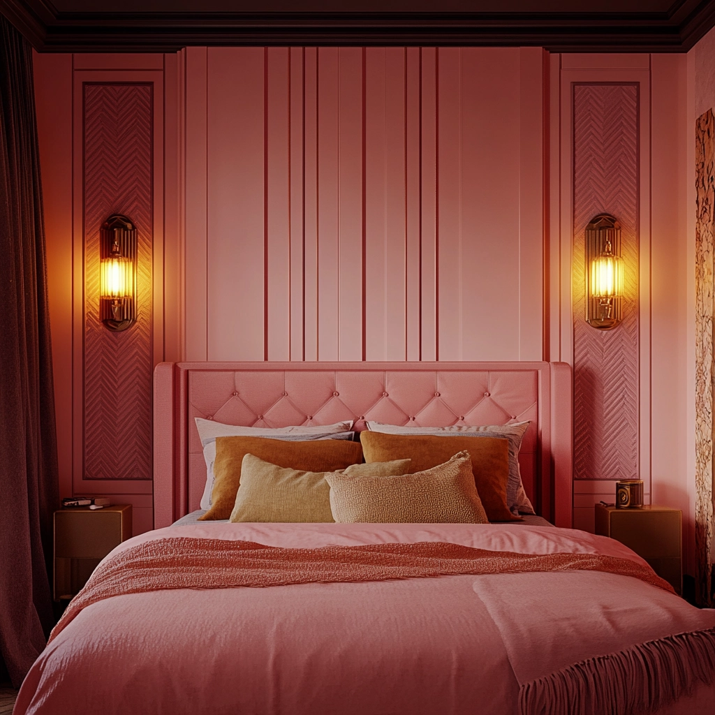 pink farmhouse bedroom 40