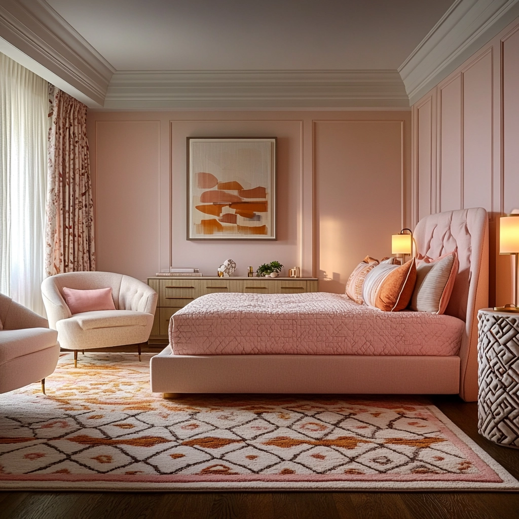 pink farmhouse bedroom 5