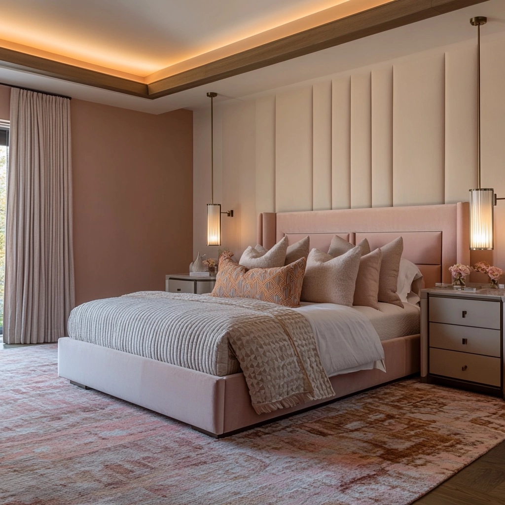 pink farmhouse bedroom 6