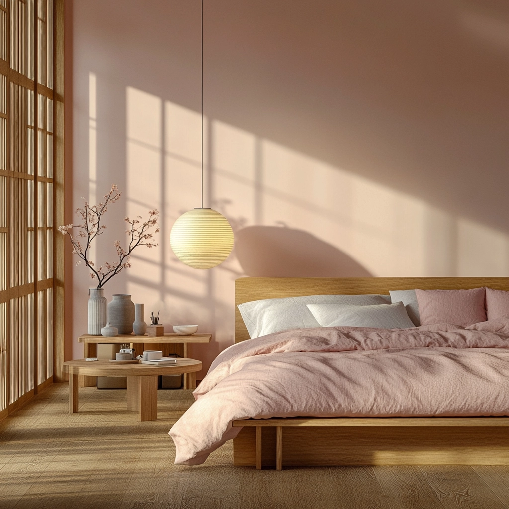 pink farmhouse bedroom 65