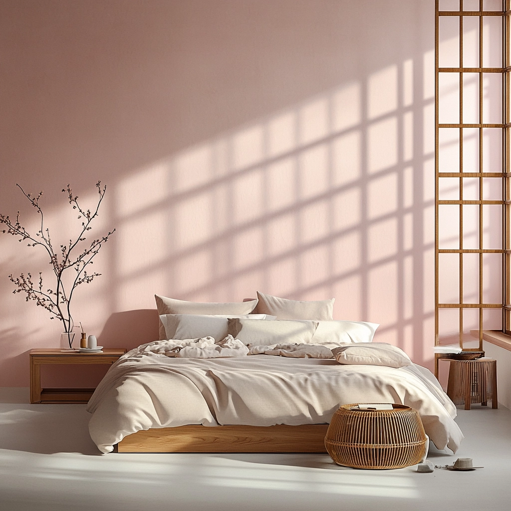 pink farmhouse bedroom 66