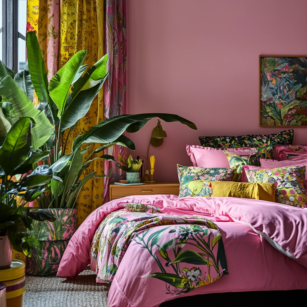 pink farmhouse bedroom 75