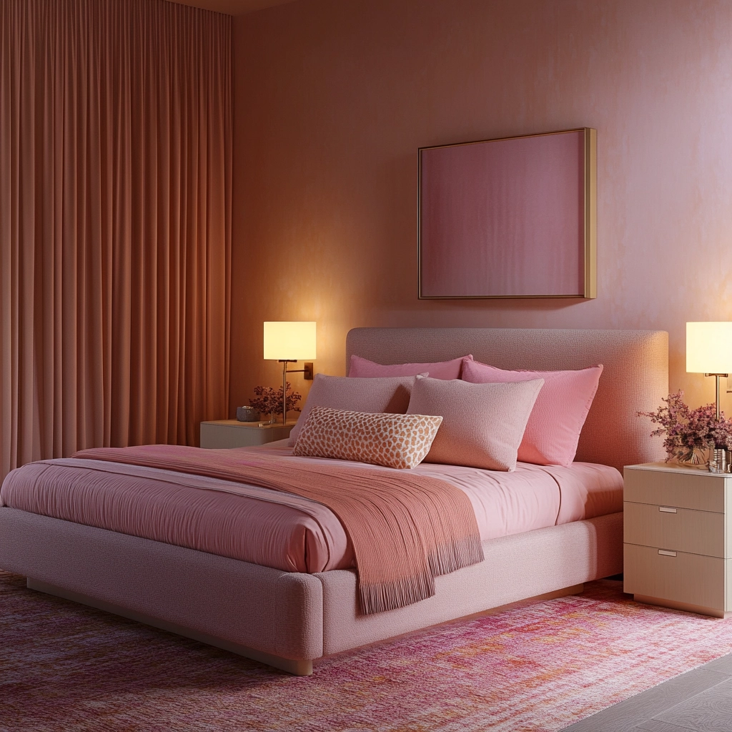 pink farmhouse bedroom 8