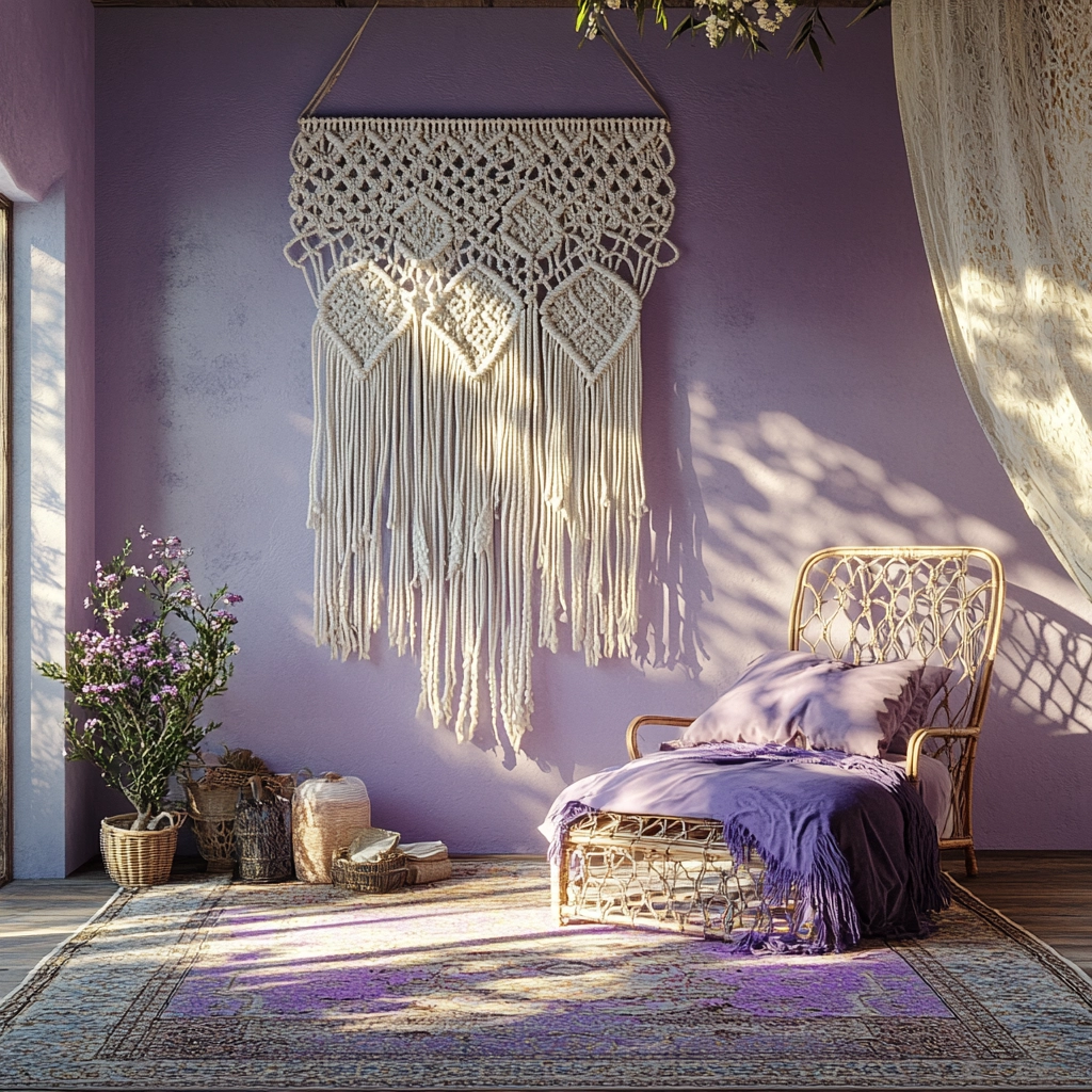 purple farmhouse bedroom 11