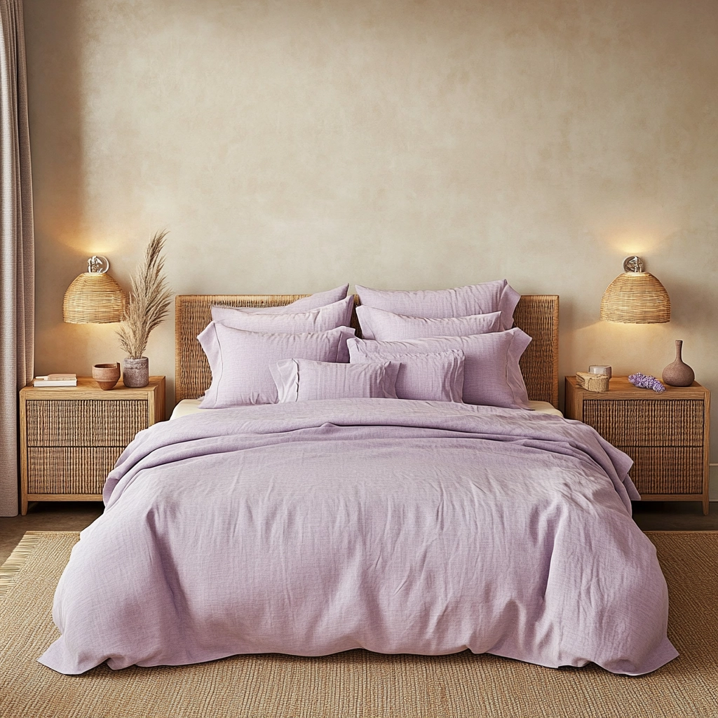 purple farmhouse bedroom 7