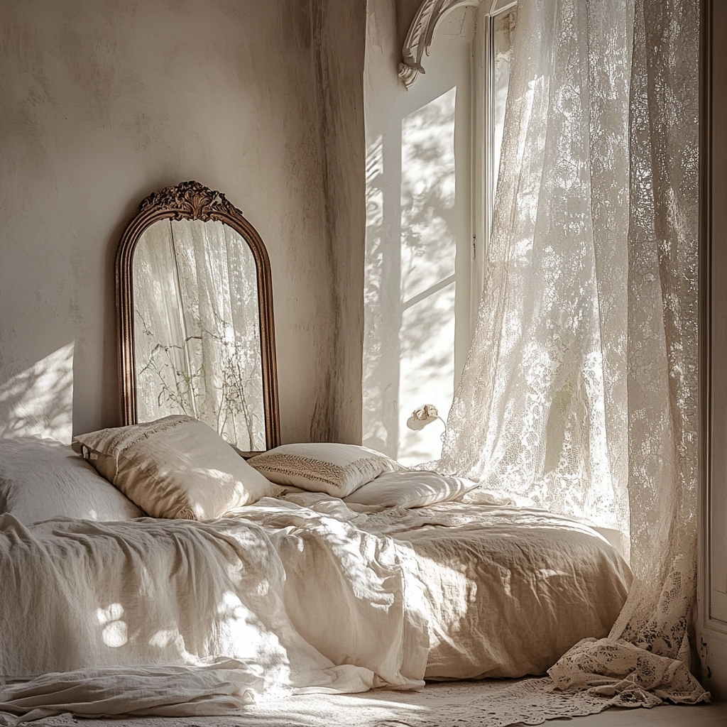 romantic farmhouse bedroom 37