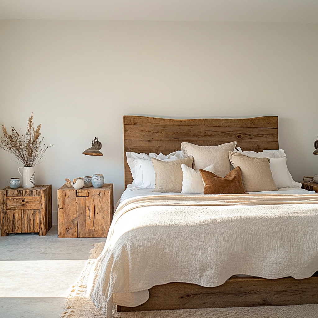 rustic bedroom design farmhouse style 17