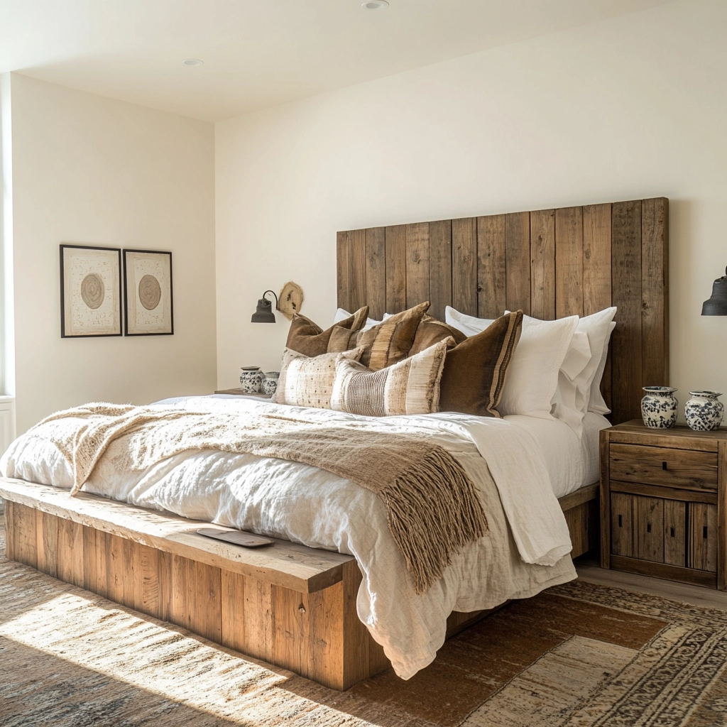 rustic bedroom design farmhouse style 19