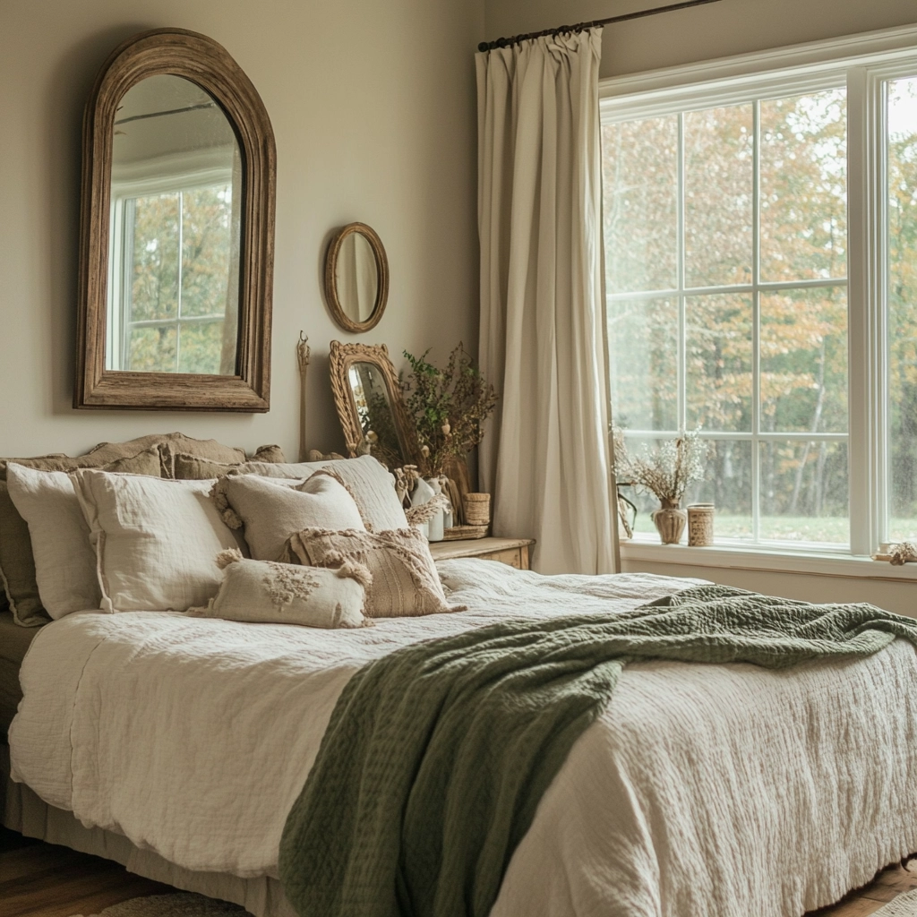 rustic bedroom design farmhouse style 21