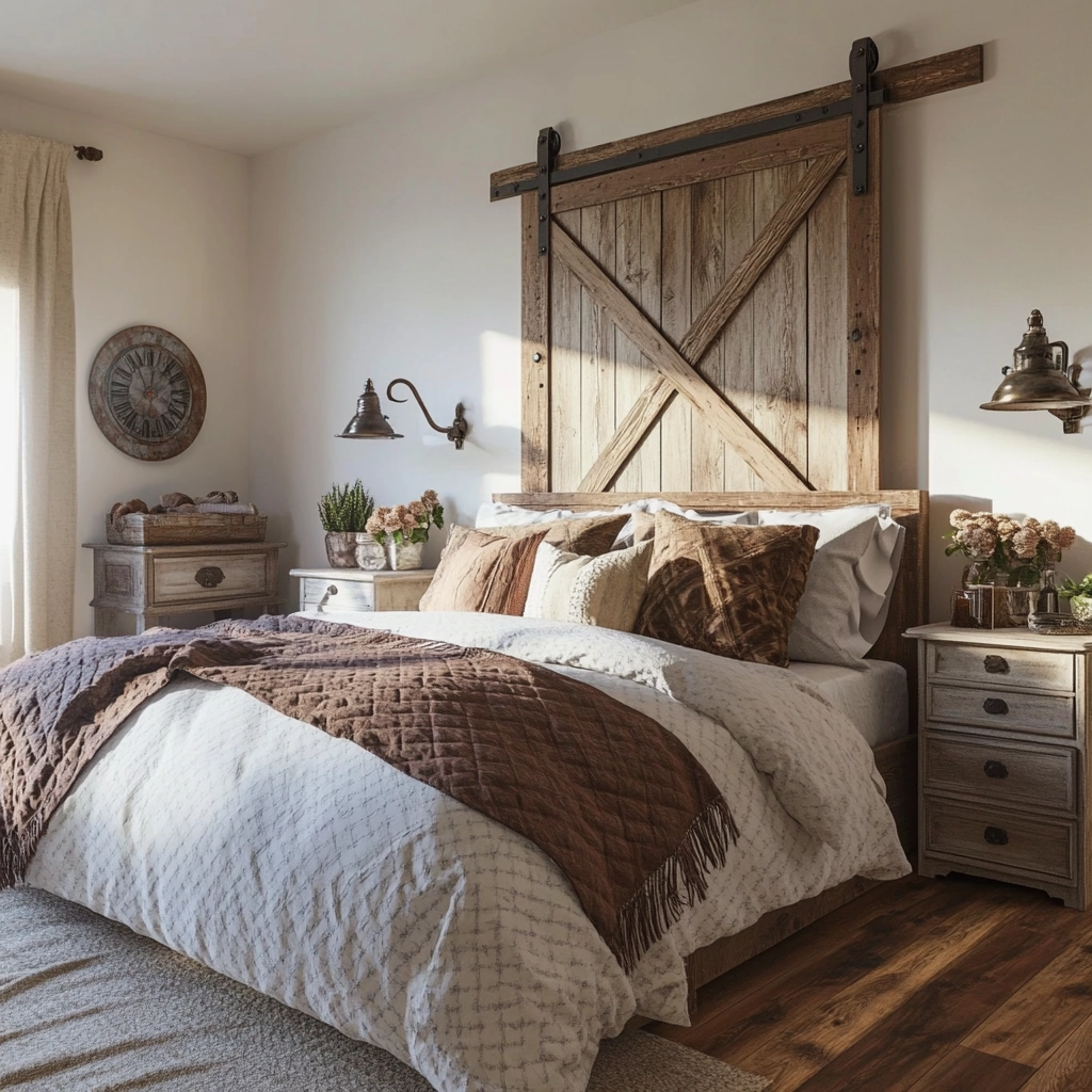rustic bedroom design farmhouse style 39