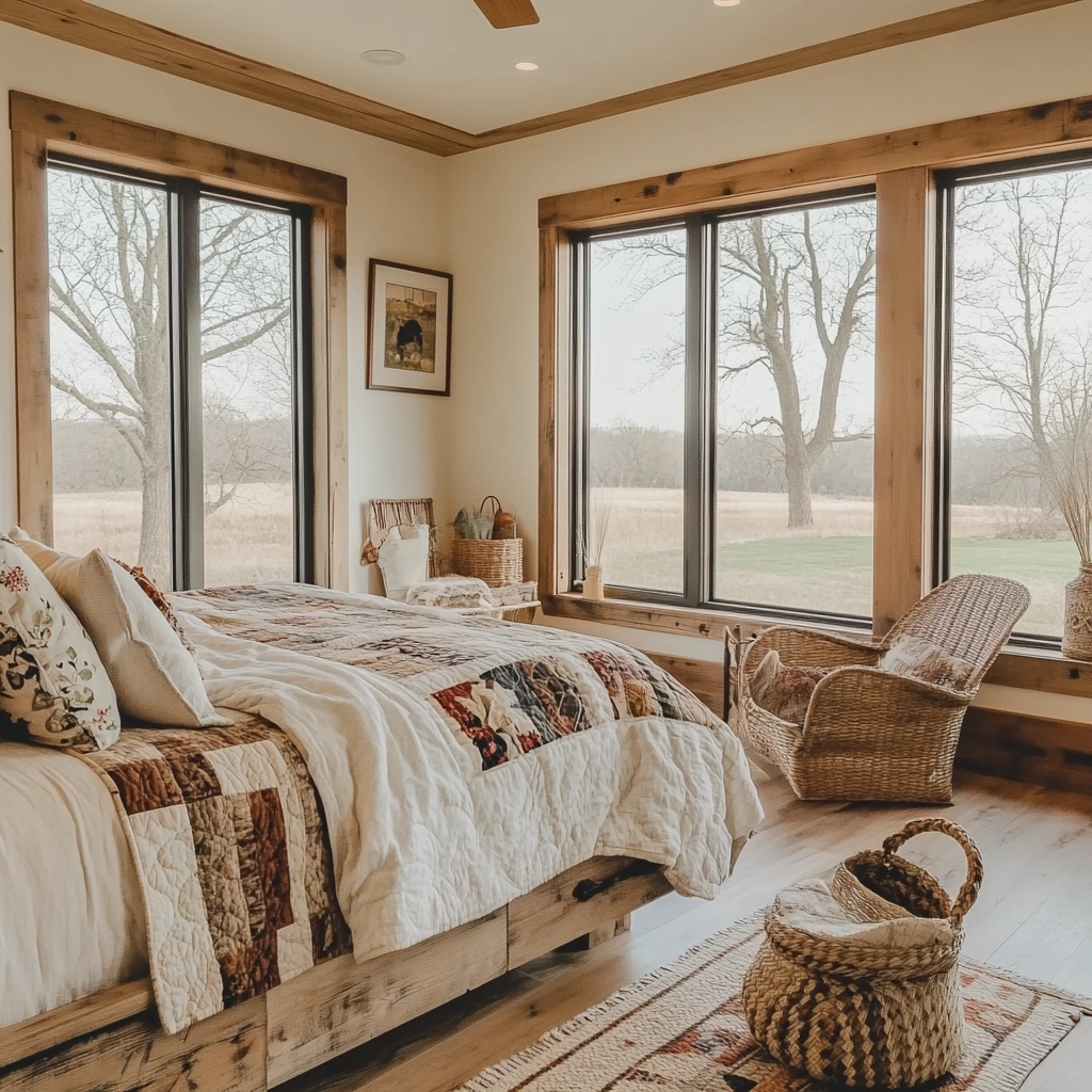 rustic bedroom design farmhouse style 4