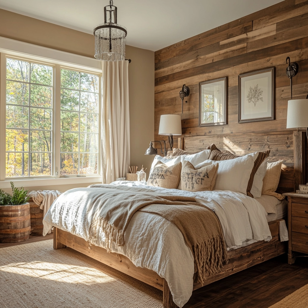 rustic bedroom design farmhouse style 58