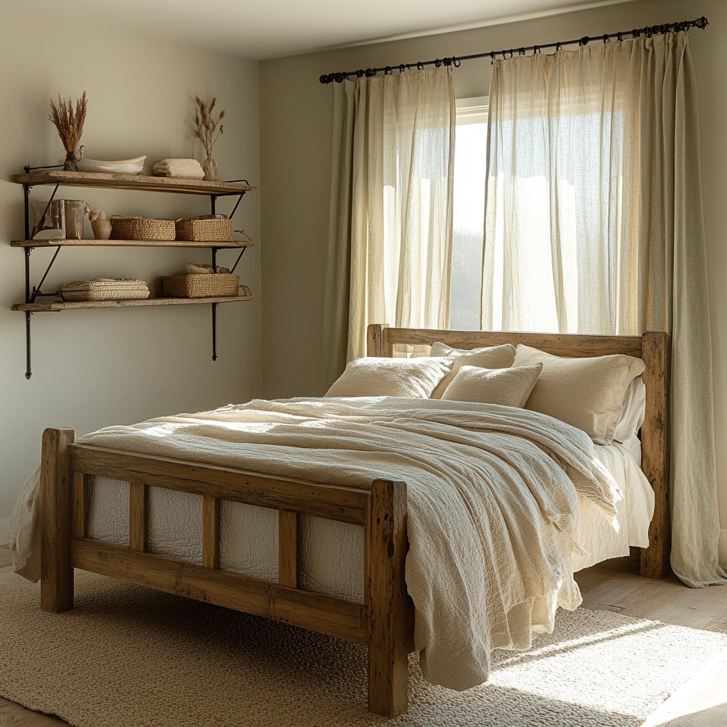 rustic bedroom design farmhouse style 9