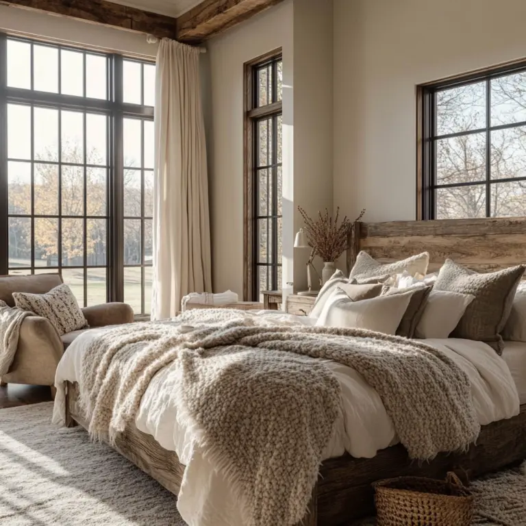 rustic bedroom ideas farmhouse 1