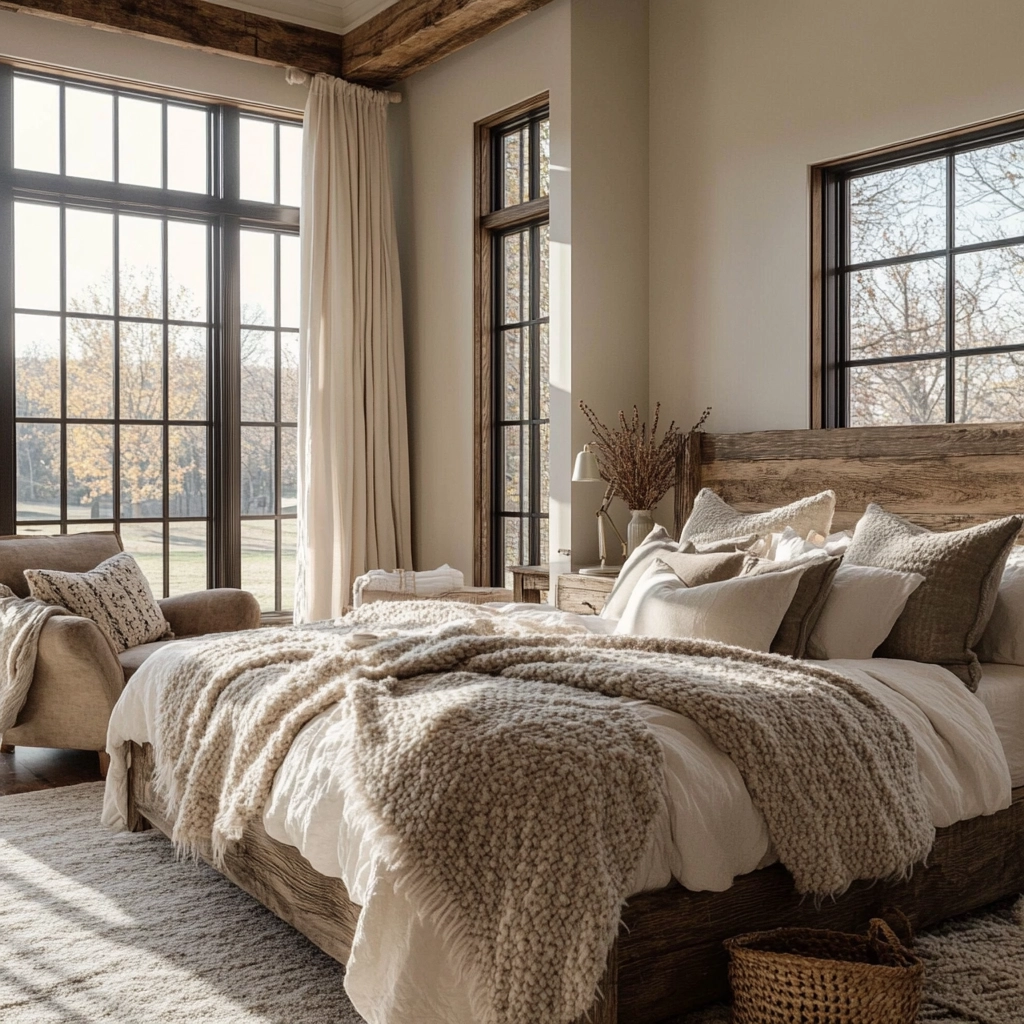 rustic bedroom ideas farmhouse 1