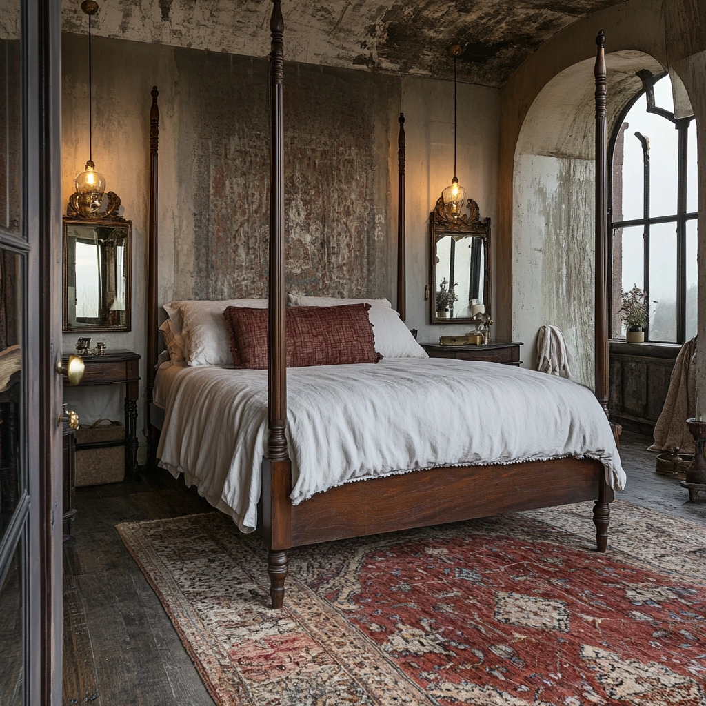 rustic bedroom ideas farmhouse 17