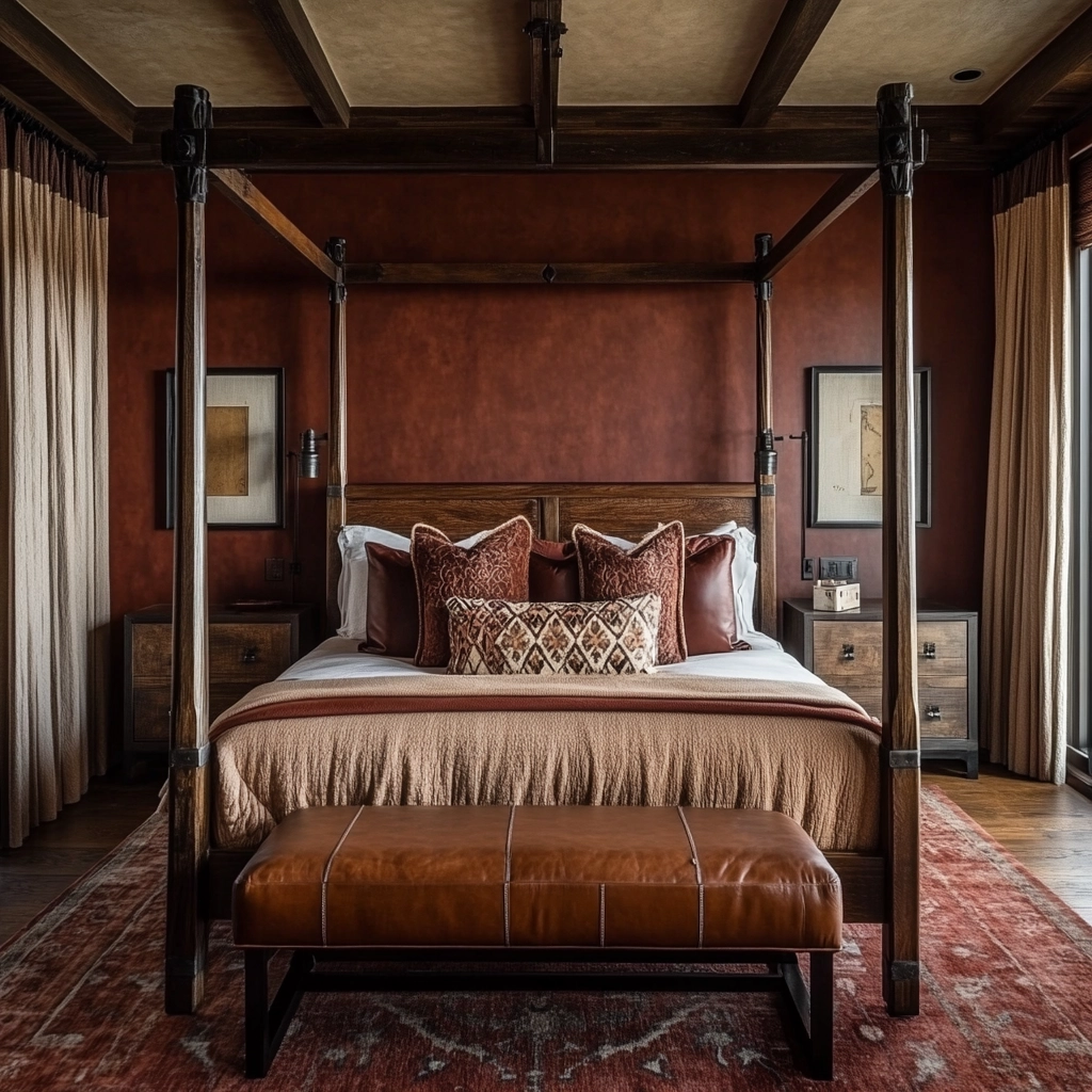 rustic bedroom ideas farmhouse 29