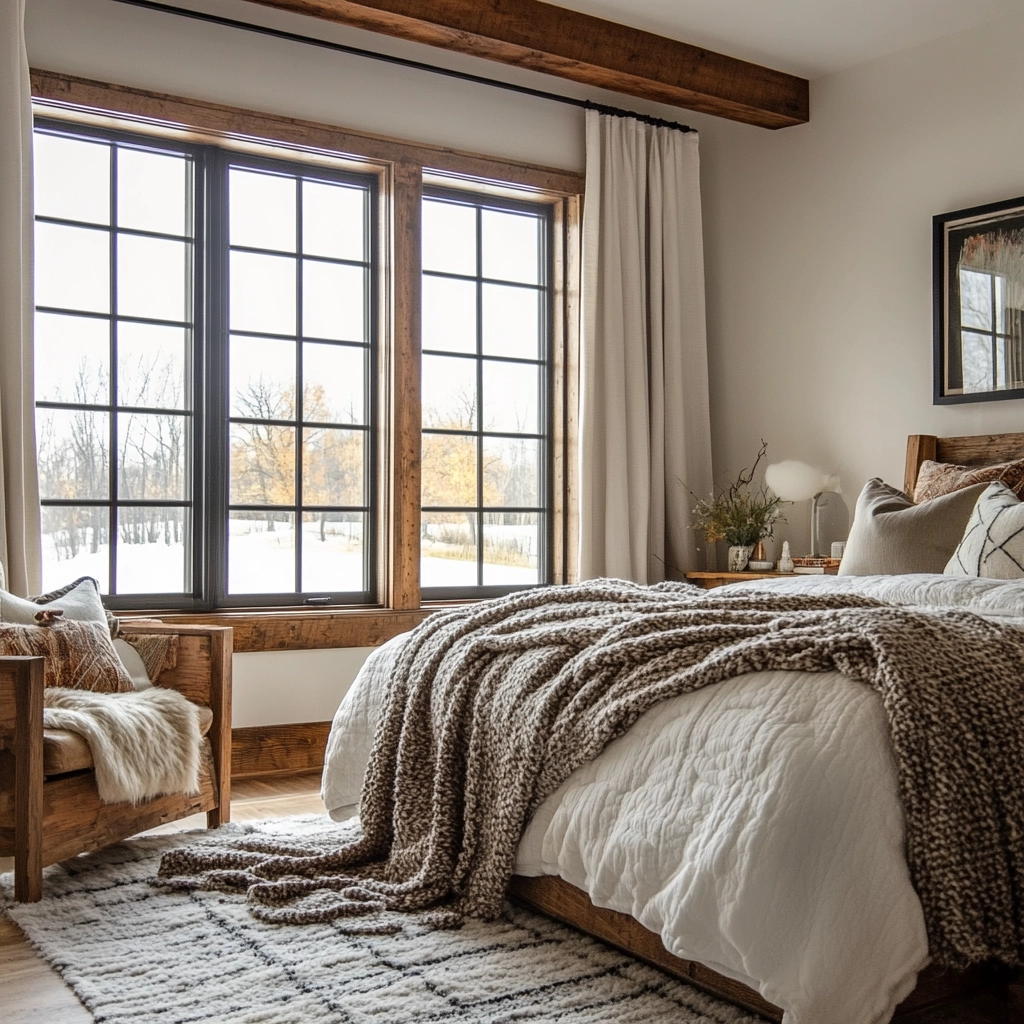 rustic bedroom ideas farmhouse 3